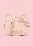 کیف دوشی فانتزی چرمی مدل Hello Kitty
