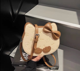 کیف دوشی فانتزی چرمی مدل Hello Kitty