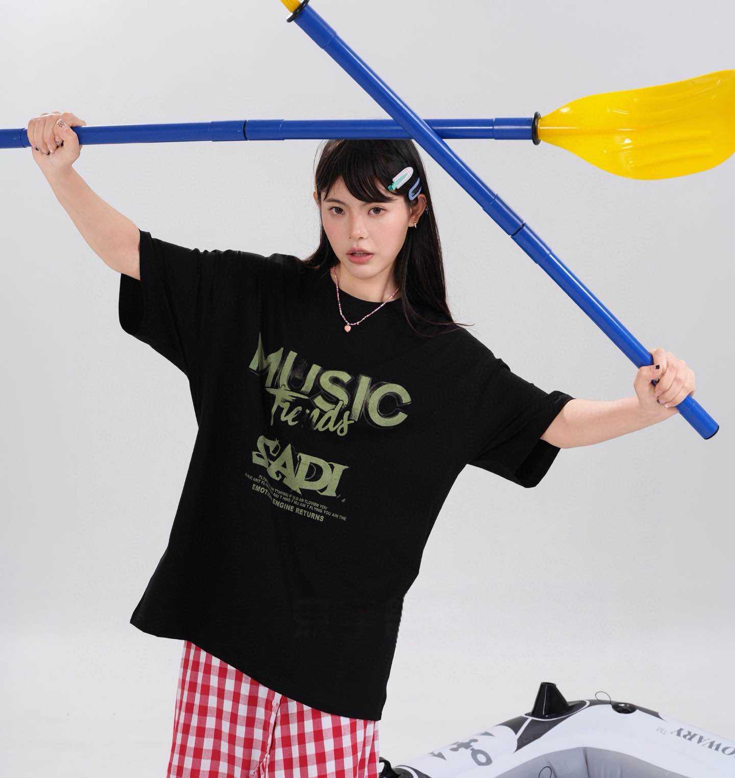 تیشرت لانگ مدل Music