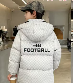 کاپشن بچگانه 4سال تا 9سال وارداتی مدل FOOTBALL
