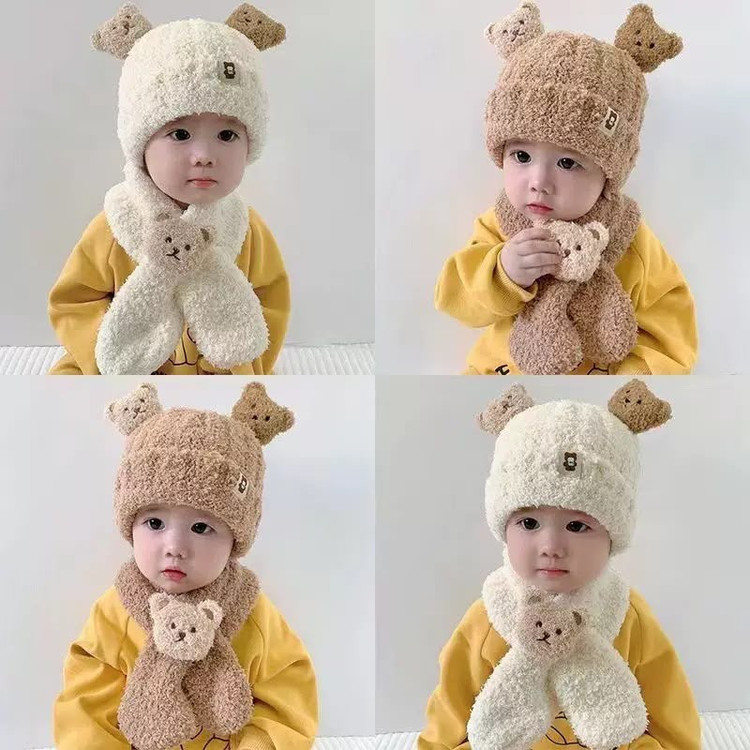 شال و کلاه خرسی ۶ماه تا ۲سال
