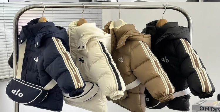 کاپشن بچگانه 1سال تا 5سال وارداتی alo مدل 1610
