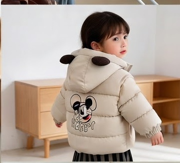 کاپشن بچگانه 1سال تا 5سال وارداتی Mickey میکی موس شالگردندار