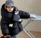 کاپشن بچگانه 1سال تا 5سال وارداتی Mickey میکی موس شالگردندار