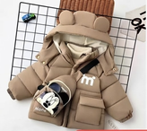 کاپشن بچگانه 1سال تا 5سال وارداتی MICKEY کیف دار