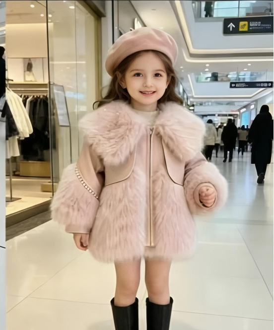 کاپشن خز و چرم ۳ سال تا ۷ سال