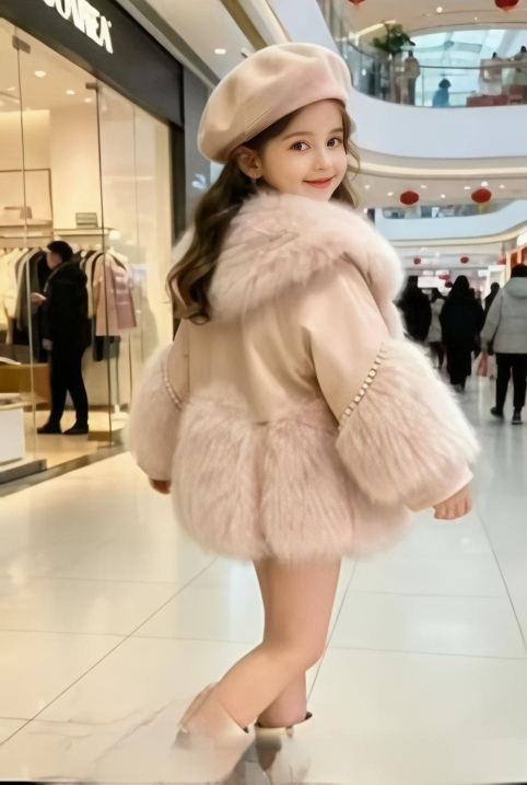 کاپشن خز و چرم ۳ سال تا ۷ سال